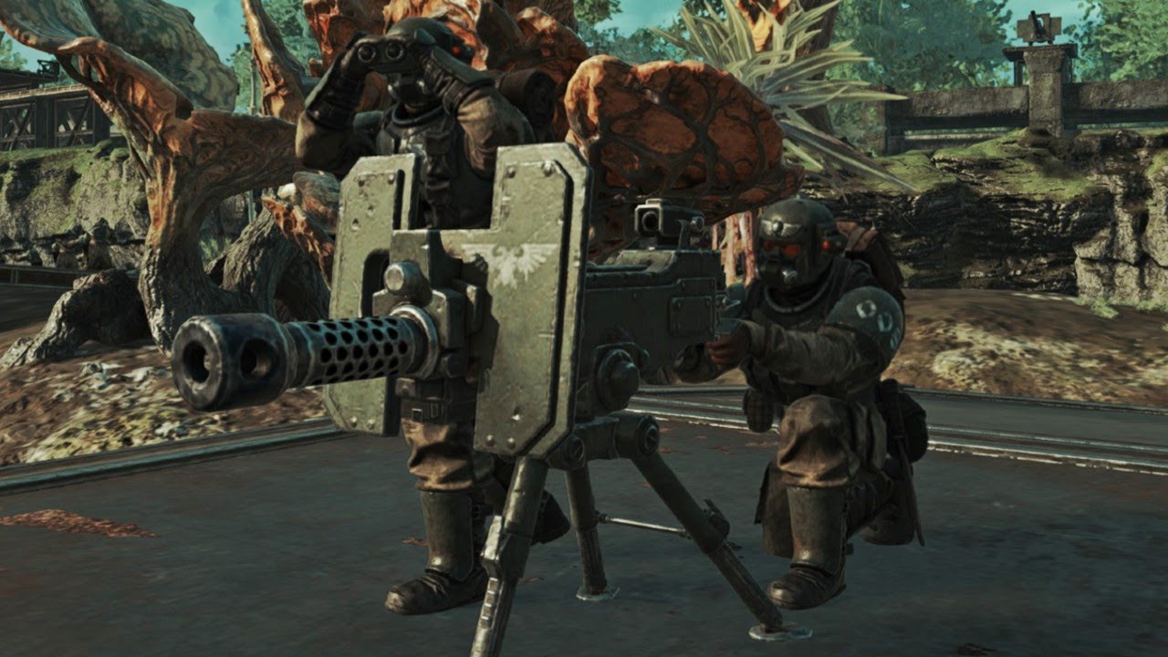 Imperial Guard vs Tyranids - Warhammer 40k Space Marine 2 NPC Wars ...