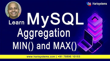 SQL Aggregate Functions - MIN, MAX Functions | DBMS | Harisystems