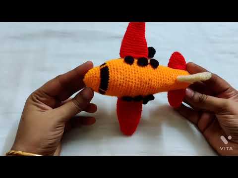 Crochet Airplane Amigurumi part -1. ✈️✈️✈️