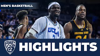 Arizona State vs. UCLA Men's Basketball Highlights | 2023-24 Season