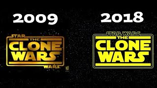 Star Wars: The Clone Wars - ALL TRAILERS ( Seasons 1-7 ) Clone Wars Saved!
