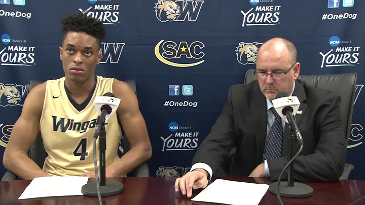 2016-17 Wingate Men's Basketball - Coker postgame ...