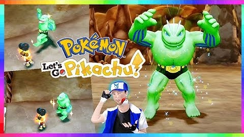 OMG! SHINY MACHOKE CAUGHT in Pokemon Let