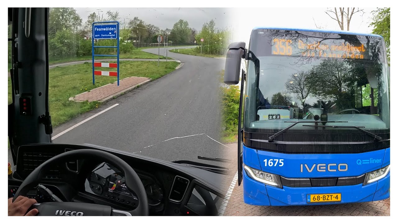 Qbuzz FRL Lijn 356 - Dokkum Bstn - Drachten Transferium oost via Feanwalden