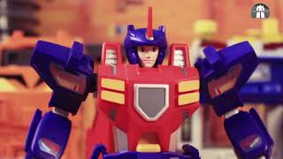 Transformers Masterforce Pretender Metal Hawk Stop Motion