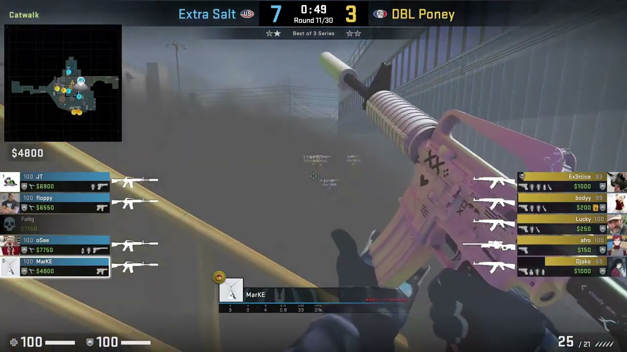 MarkE Nuke AC One Way Smoke (CS:GO Tricks)