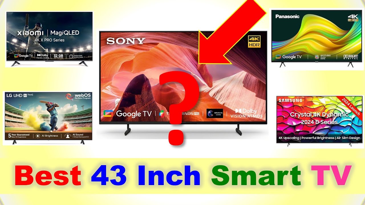 Top 5 Best 43 Inch Smart TV in India 2025 ⚡ 43 Inch Smart TV Price List ...