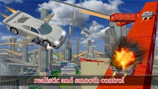 Futuristic Modern Flying Car Android Gameplay HD screenshot 1