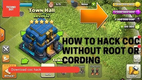 How to hack clash of clans without root