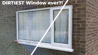 This is the DIRTIEST Window ever! How did we clean it Cleaned! 🤩