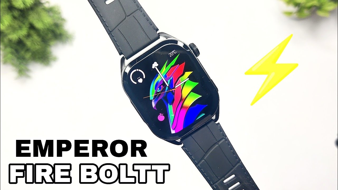 Fire Boltt Emperor Unboxing And Review 1.96 Amoled Display