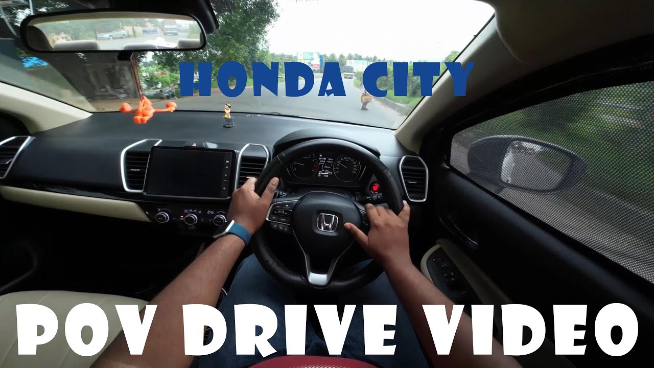 POV Car drive video- Honda City 5th Gen- Sunday Drive 