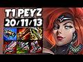 T1 Peyz Miss Fortune vs Yunara [ ADC ] Korea Challenger 2448 LP | Patch 26.11