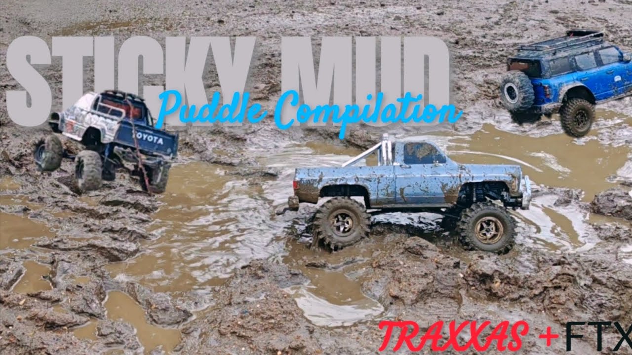 MUDDY Family trail @RCGearhead#traxxas #rcoffoad #muddytrails #cars 