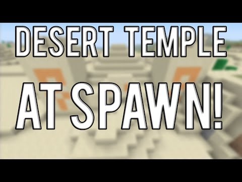 Minecraft Pocket Edition: Desert Temple seed! - YouTube