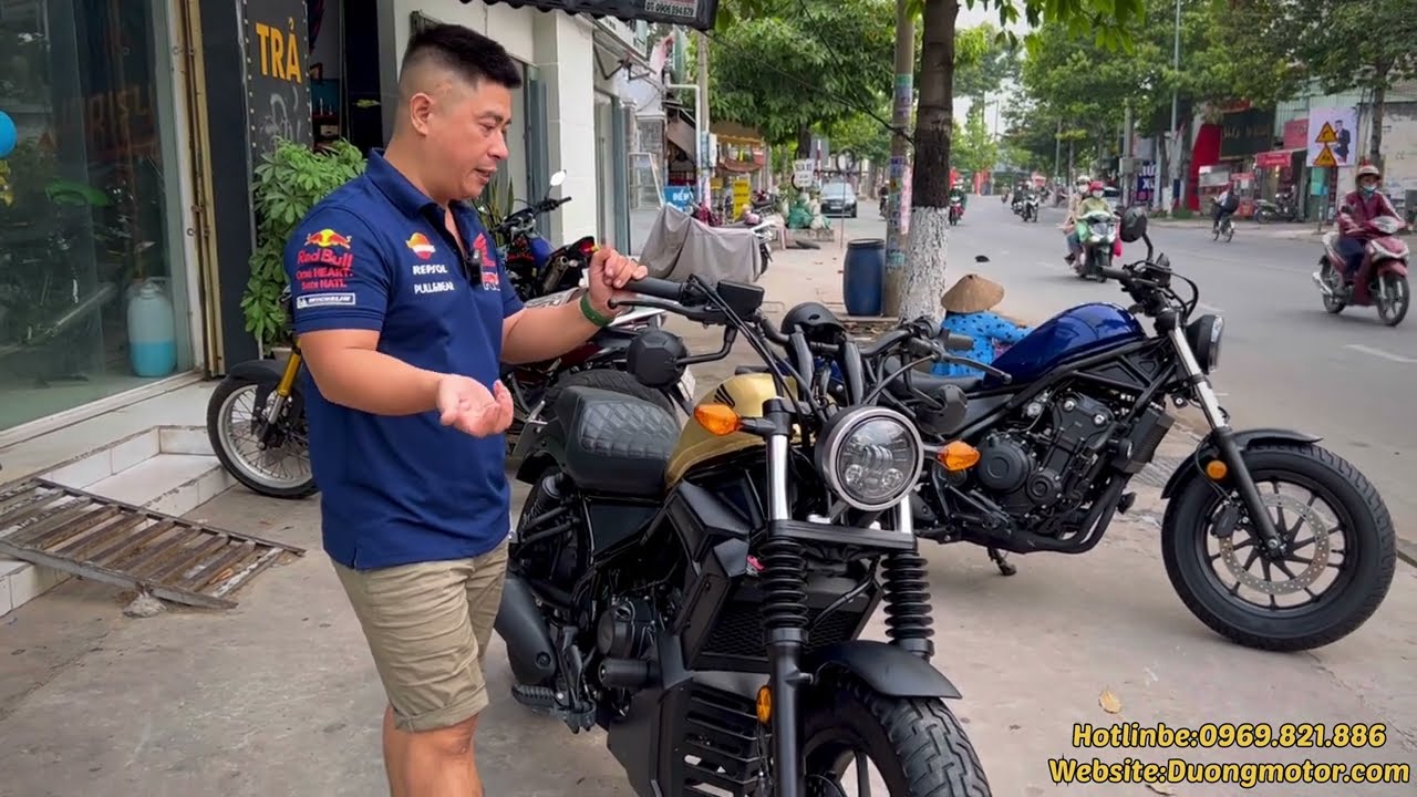 |Dương motor| một cặp rebel 300/500 mẫu led xe cực... - youtube