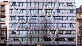Origami Building | Paris, France | Japanese art of paper folding inspires glass design | Dip-Tech