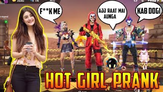 PARTH GAMER PRANK WITH CUTE GIRL  | FREE FIRE RANDOM PLAYER/GIRL CALL ME NOOB