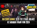 Tanjiro va natsuki hanae at mumbai comic con 2024  first time in india