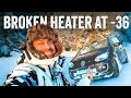 #3 Car Camping in a VW UP - Broken Heater and Stove