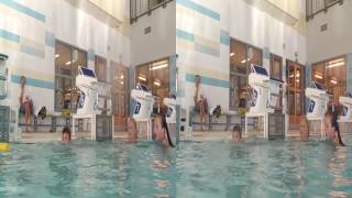 3D Underwater filming in Sportboulevard Dordrecht  (side by side 3D)