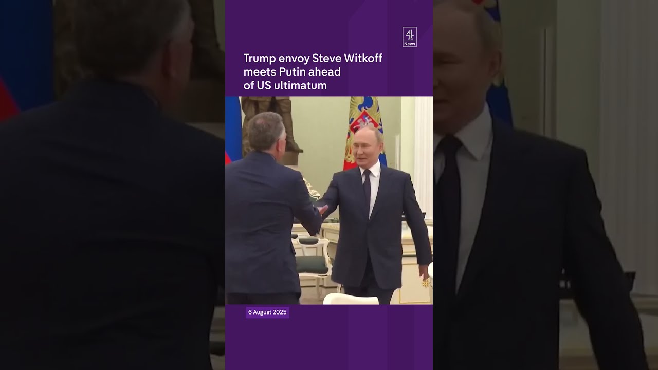 US Special Envoy Witkoff Meets Vladimir Putin In Moscow