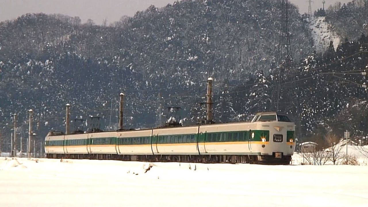 381系「やくも」・285系「サンライズ出雲」・EF64貨物列車 冬景色を