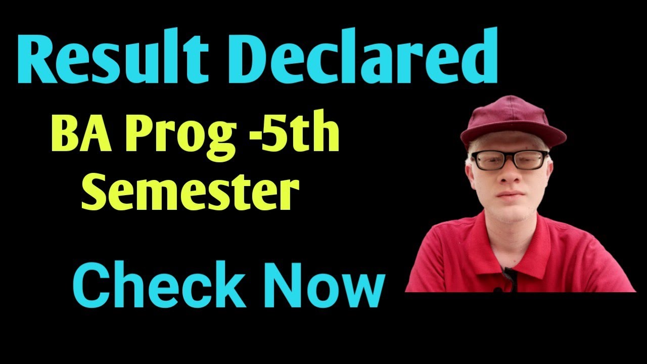 Sol BA PROG Fifth semester result Declared Dec 2021