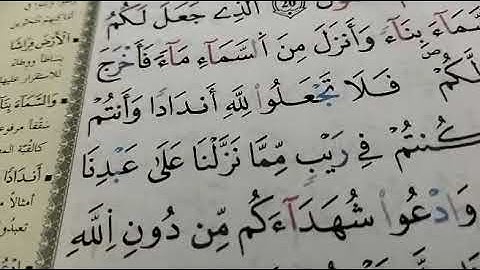 تصحيح التلاوة مع الشيخة نادية _ إلى الاية 24 من سورة البقرة _ الطالبة صفاء # learn coran#