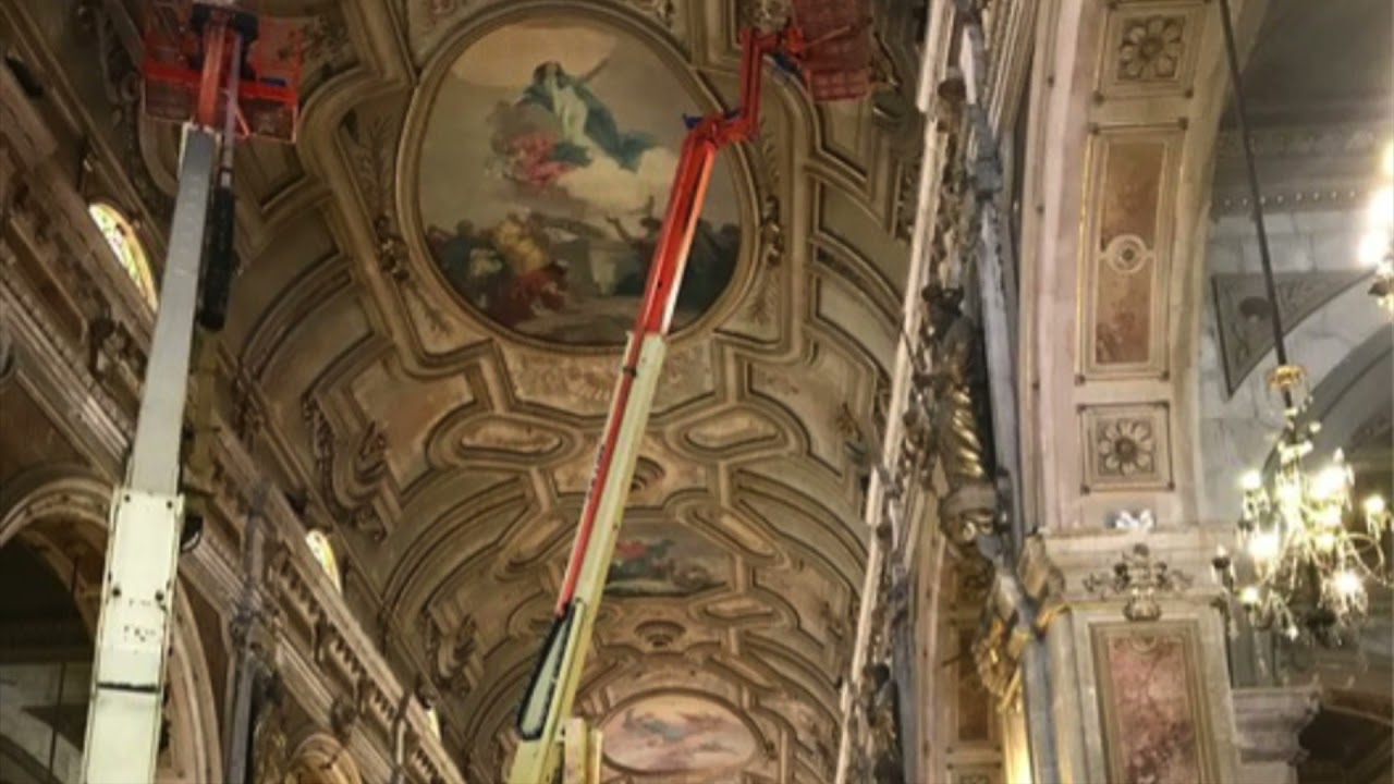 Restauración Bóveda de Catedral Metropolitana de Santiago de Chile