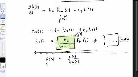 Transfer functions and block diagrams