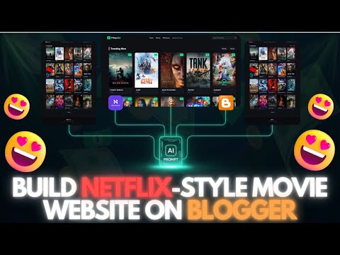 🤯Build Netflix-Style Movie Website on Blogger! 💸 (Auto-Pilot Script Free Download) #moviescript