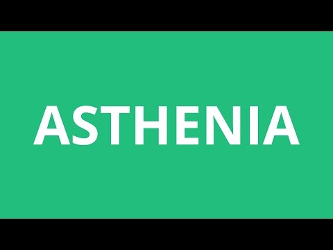 How To Pronounce Asthenia - Pronunciation Academy