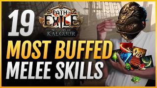 19 Most BUFFED Melee Skills in PoE 3.25   Build Suggestions | Path of Exile