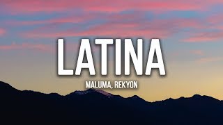 Reykon, Maluma - Latina (Lyrics / Letra)