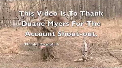 Duane Myers Thank Video (Watch The Sasquatch Dance!)