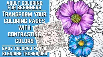 How to Make the Objects on Your Pages POP with Contrasting Colors | Black Widow Colored Pencils