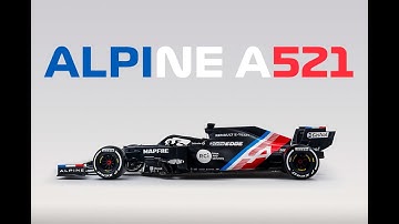 Alpine F1 Team A521 2021 F1 Car Livery - F1 2021 Car Reveal