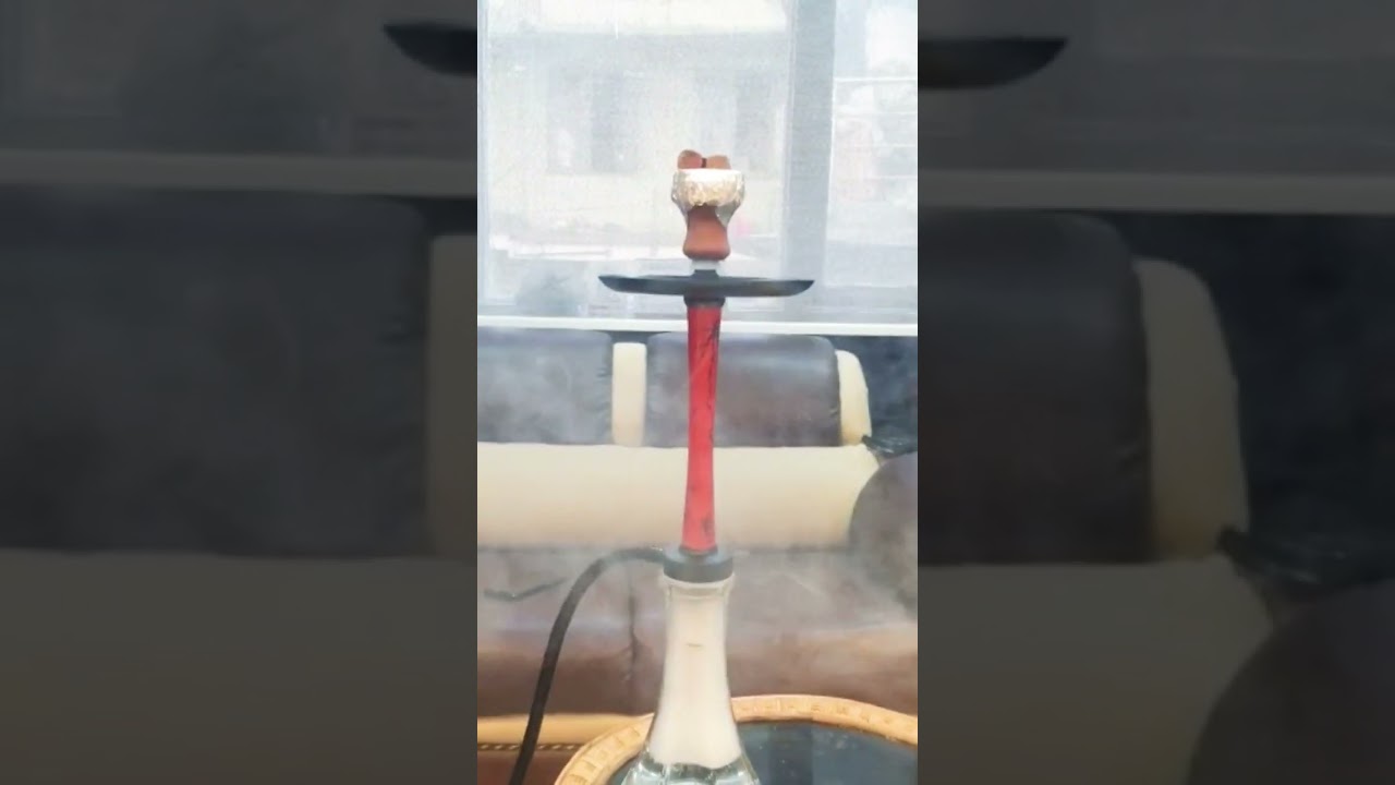 Tripod glass cut Hookah @hookahnepal 