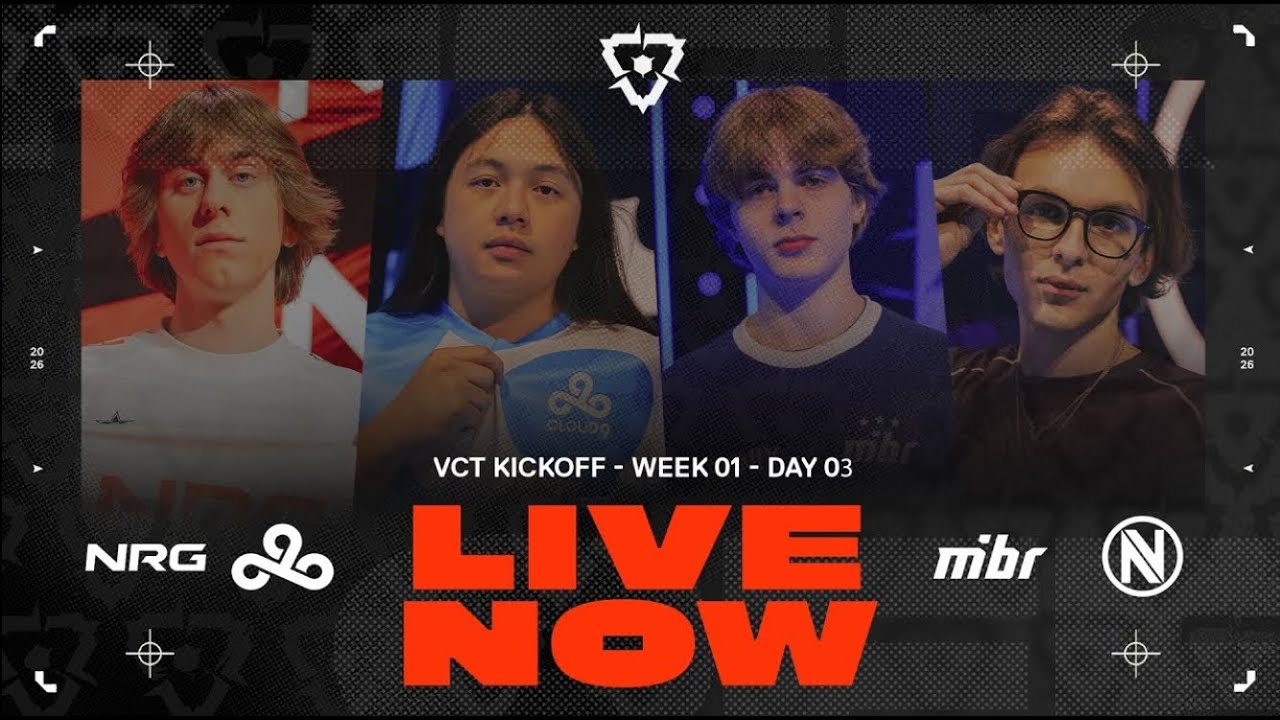 VALORANT NRG vs C9 - VCT Americas 26 Kickoff - LIVE Watch Party