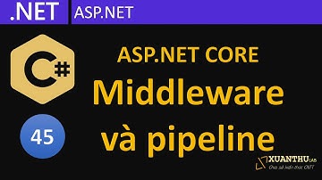 CS45 - (ASP.NET Core 02)  Middleware và pipeline luồng xử lý HttpContext , lập trình C# .NET