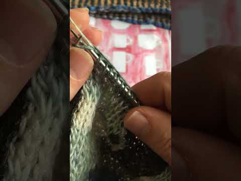 HOW TO KNIT fairisle with no floats in 2 minutes