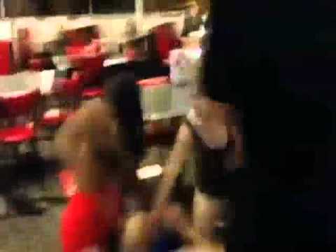 Late night fist fight Late night fist fight
