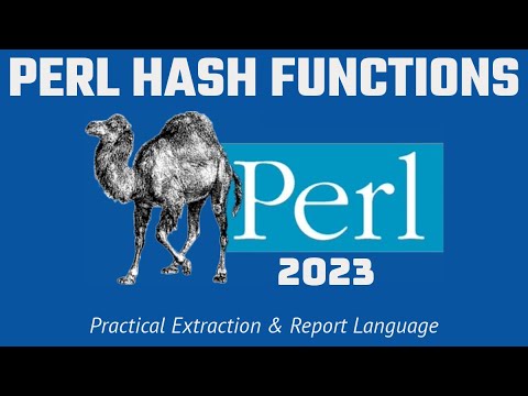 Perl Programming - 13 Essential HASH Functions FULL Tutorial 2023