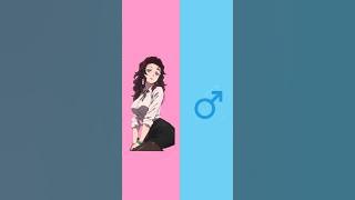 Demon Slayer charecters gender swap part 1 #anime #demonslayer #naruto #nezuko #tanjiro #kakashi