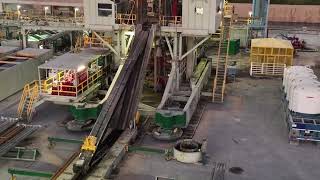 Drone Footage Laying Down Drill Pipe On A Drilling Rig // DJI Mavic 3