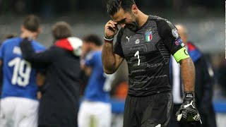 Detik - detik Buffon menangi setelah Italia gagal lolos piala dunia 2018