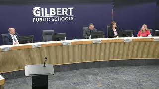 Gilbert Public Schools Board Meeting 08/22/2023