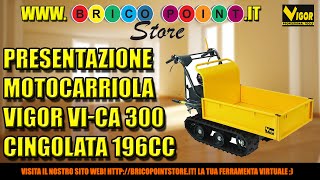 Come Lavorare Senza Stancarsi Spostando Cose Pesanti Con Motocariole Vigor Vlca 300