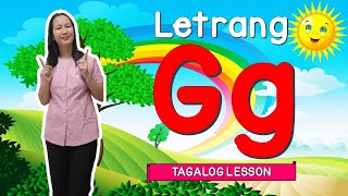 Letrang Gg //tunog /g/ Mga larawan na nagsisimula sa Letrang Gg